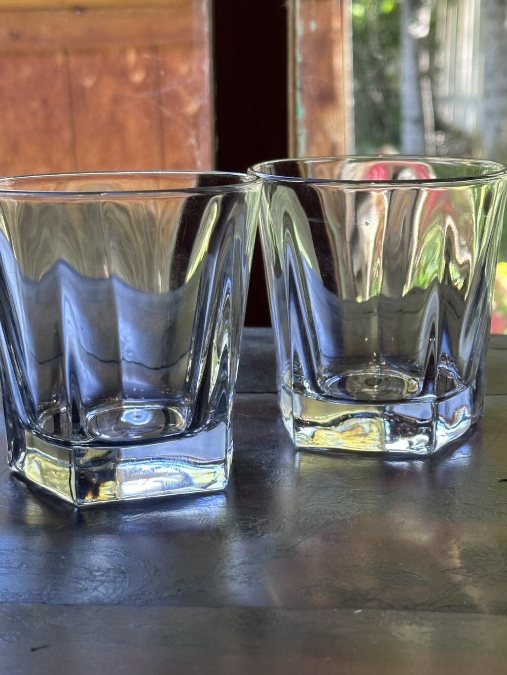 Arnolfo di Cambio CIBI Blade Runner Whiskey Glasses Set of 2 Crystal Cini Boeri
